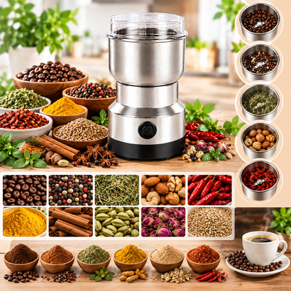 ☕ Portable Coffee & Spice Grinder – Freshly Ground in Seconds! 🌶️✨